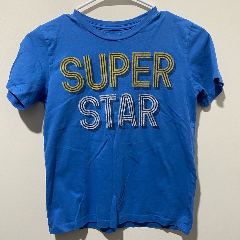Boy’s Peek tee size 8 Blue Superstar Kids T-Shirt